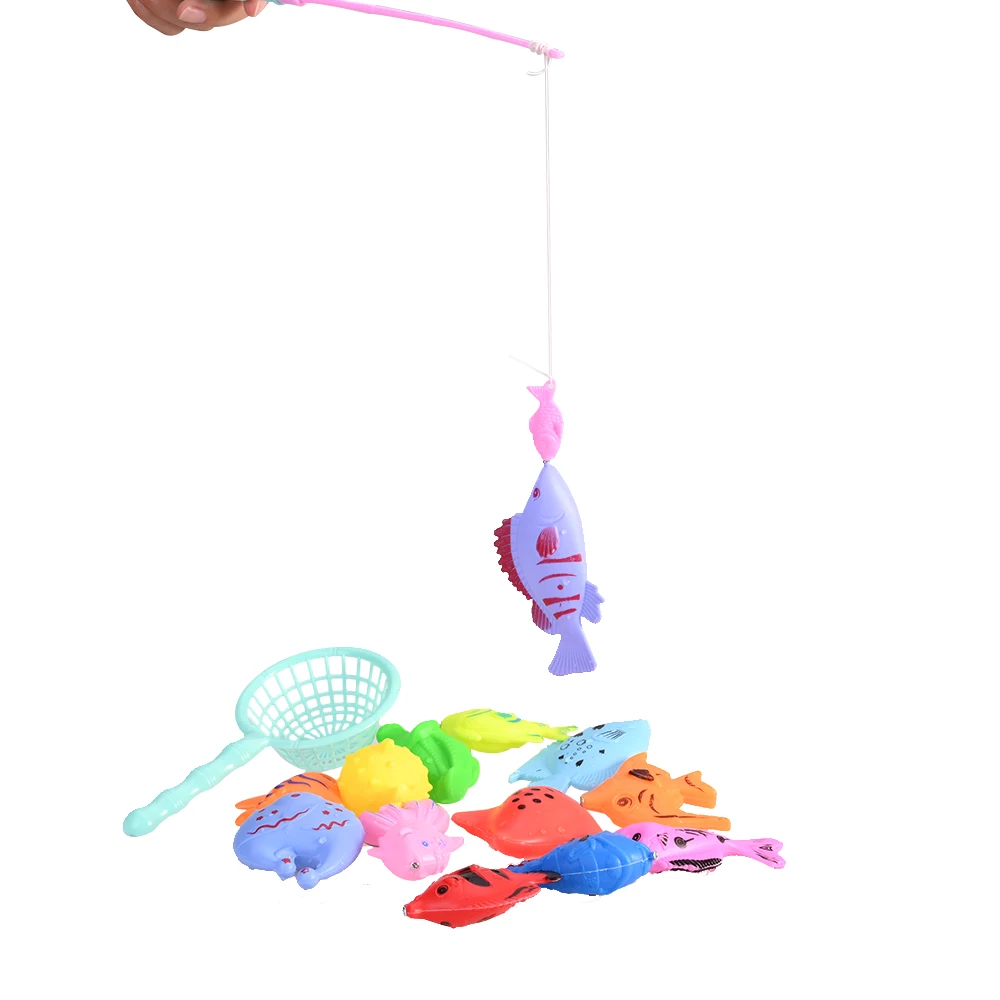 Quaslover набор магнитных игрушек для рыбалки, детские игрушки для игры в воду, детские игрушки для ванной, уличные рыболовные игрушки с рыбкой