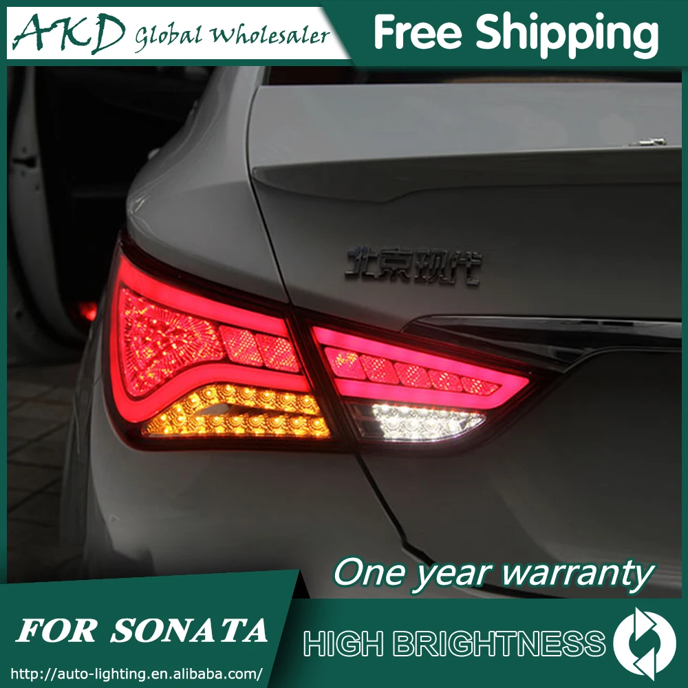Задний фонарь для автомобиля 2011- hyundai Sonata 8 MK8 светодиодная сигнальная лампа Противотуманные фары DRL дневные ходовые огни тюнинг автомобильные аксессуары