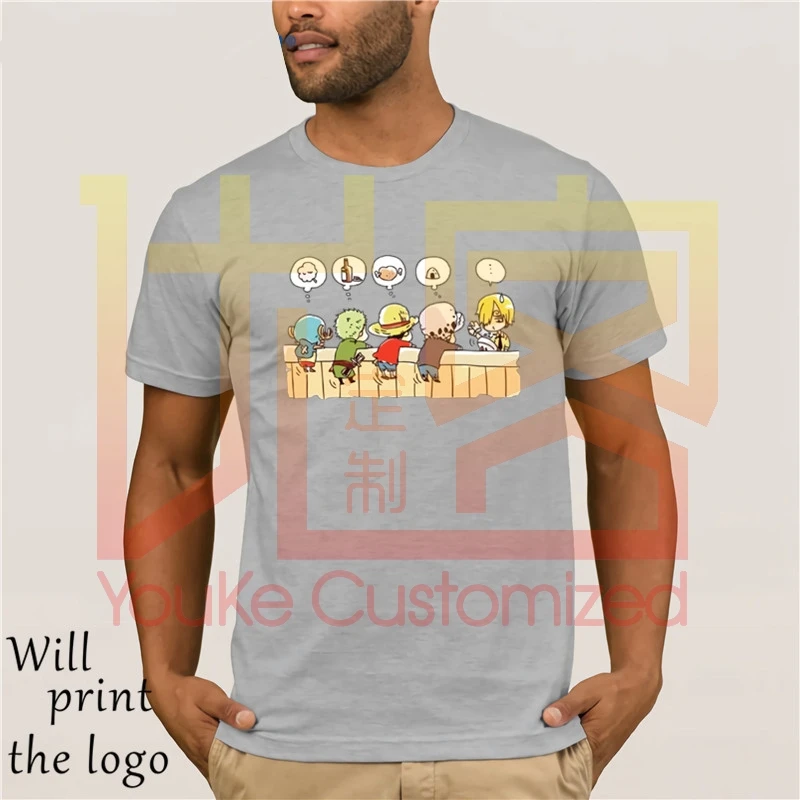 One Piece T Shirt Luffy Roronoa Zoro Sanji Nami Tony Chopper Nico Robin Usopp Franky Japanese Anime Homme Tee | Мужская одежда