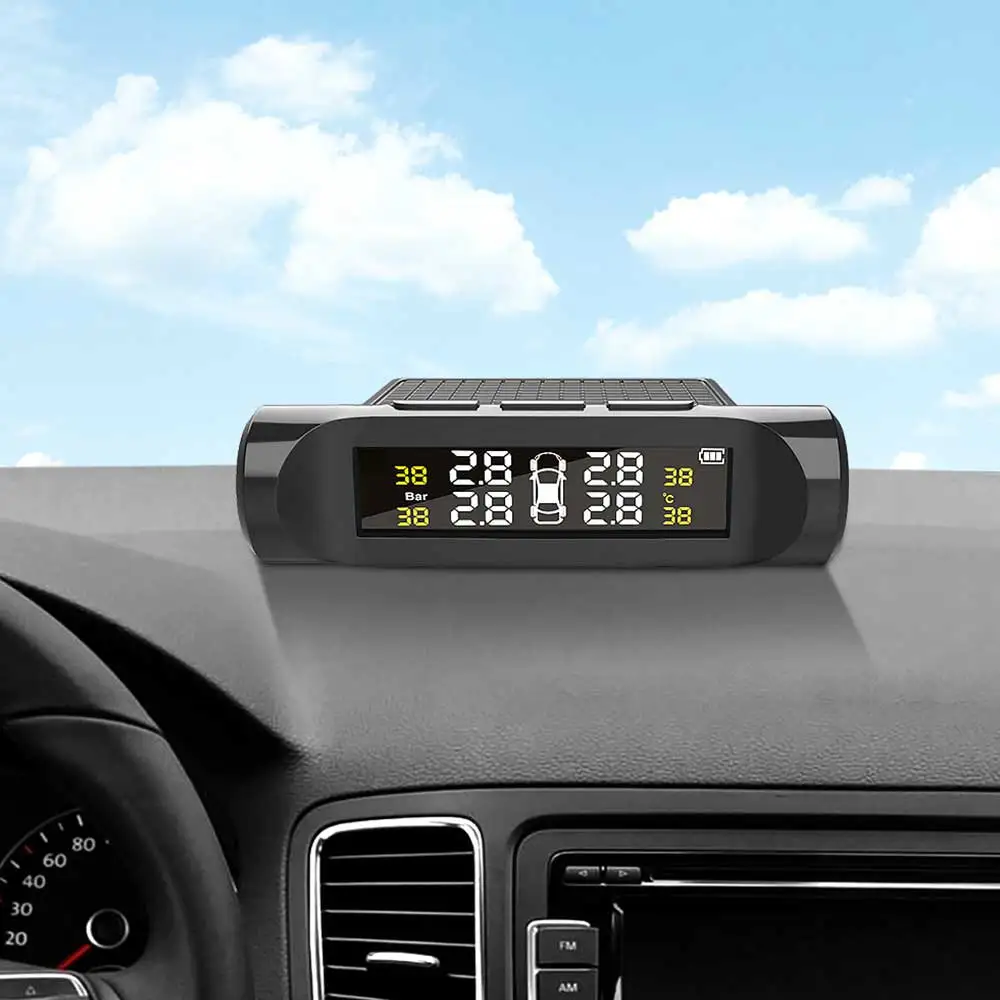 

Wireless TPMS Set Universal Digital Display Battery Charge Car Tire Pressure Sensor Monitoring System Car Accessories
