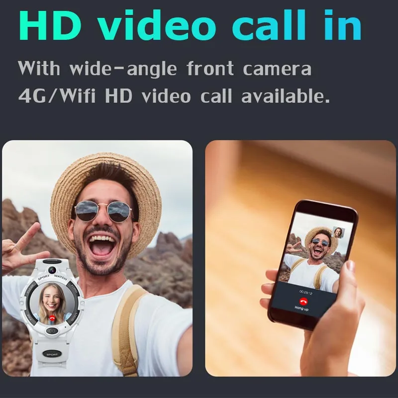 GPS-часы 4G Детские умные часы видеозвонки телефонные монитор обратного вызова