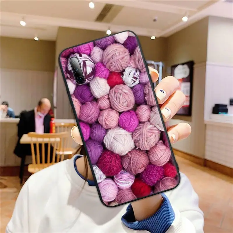 

Sewing Knitting Crochet soft TPU Phone Case For Huawei nove 2i 3i E 4 5 6 7 Pro Se Y5 Y6 Y7 Y8 Y9 Prime 2018 2019 Cover Fundas