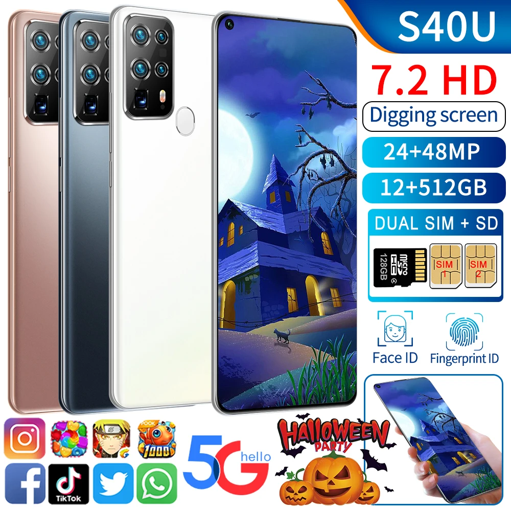 

Galax S40U, 7,2 , HD , 4G LTE, 12 + 512 , S20U