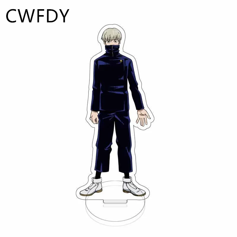 

Anime Jujutsu Kaisen Key Chain Figure Acrylic Stand Model Toy Yuji Itadori Gojo Satoru Action Decoration Cosplay For Boyfriends
