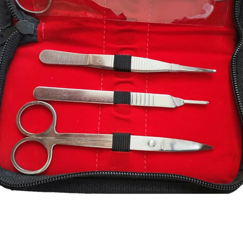 

Suture Training Kit Skin Operate Suture Practice Model Training Pad Needle Scissors Tool Kit