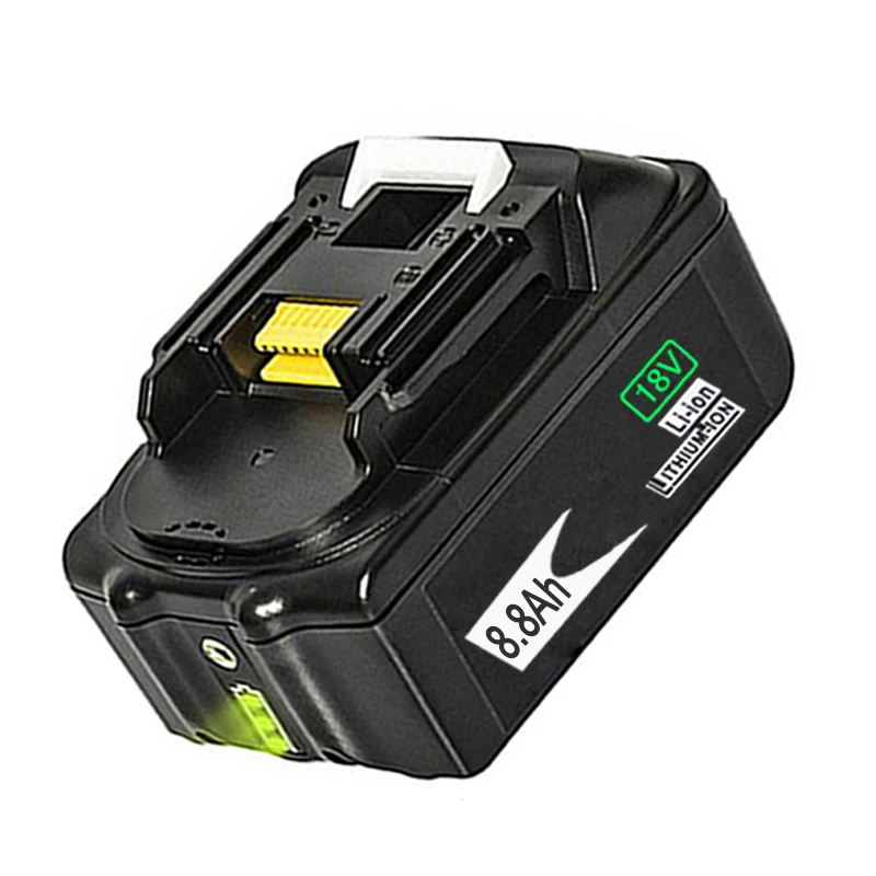 Для-Makita 18V 8800mAh 8.8Ah перезаряжаемые электроинструменты батарея с светодиодный Liion