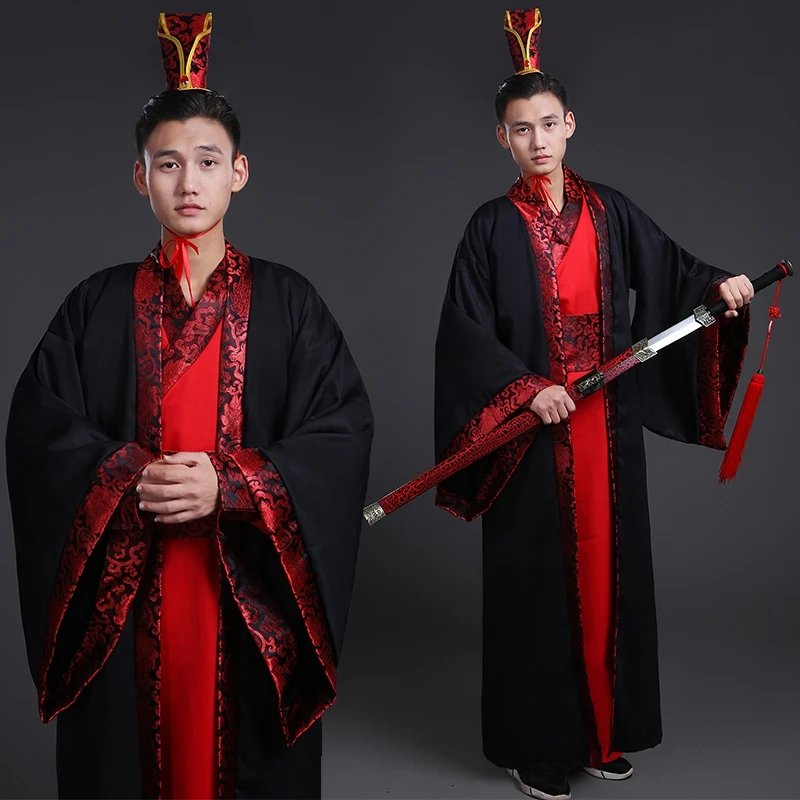 

Chinese traditional kungfu Costume costume Hanfu male ancient official costume scholar knight film TV performance costume men