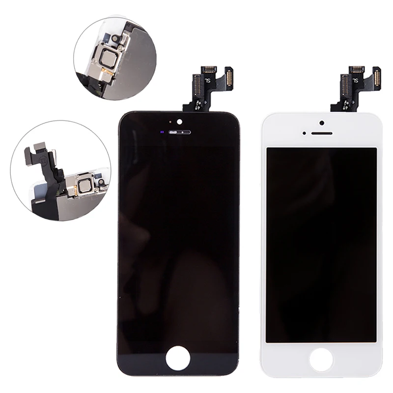Жк дисплей в сборе для iPhone 5 5c сменный сенсорный стеклянный жк модуль дигитайзер