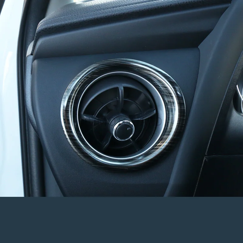 Аксессуары для приборной панели из нержавеющей стали 2 шт. левая и правая