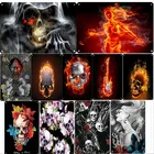 Металлическая вывеска в виде горящей гитары с черепом, настенное украшение для бара, клуба, бистро, жестяные железные пластины для лифта, спальни, гостиной, плакаты