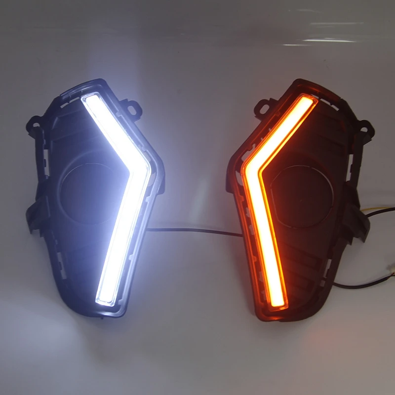 

Car Daytime Running Light LED DRL Lights Daytime Running Light Fog Light Daytime Running Light for Toyota RAV4 2019-2020