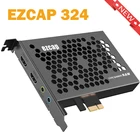 Карта видеозахвата EZCAP 324 PCI-E 4K30P1080P120, запись игр и прямая трансляция, для PS4, Xbox One,Wii U,Nintendo Switch