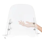 Универсальный ветровой дефлектор чистый прозрачный PC дюйма толщиной 3 мм для мотоцикла