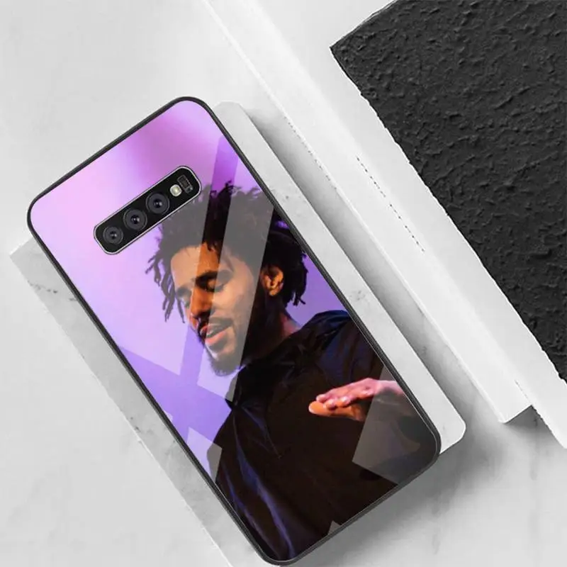 

Rap J Cole KOD Born Sinner Phone Case For Galaxy Tempered Glass Cases Apply To S10 S9 S8 S7 S6edge Plus TPU Cover