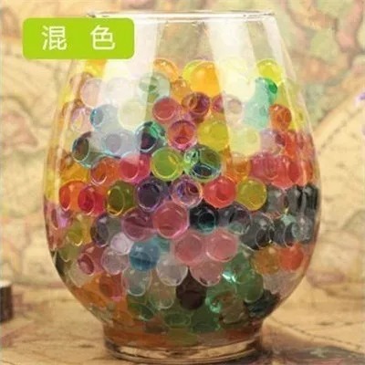 500PCS -1 500 шт. горшечные растения специальный кристаллическая почва геля перлы шар полимерной гидрогель с украшением в виде кристаллов грязи шарик рост магия Желе Свадебный дом - Цвет: 500PCS -1