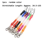 1 шт. выдвижной телефонный шнур весна брелок мобильный телефон цепи пластиковый брелок инструмент вставку внутрь эластичного ремешка пружинный Канат