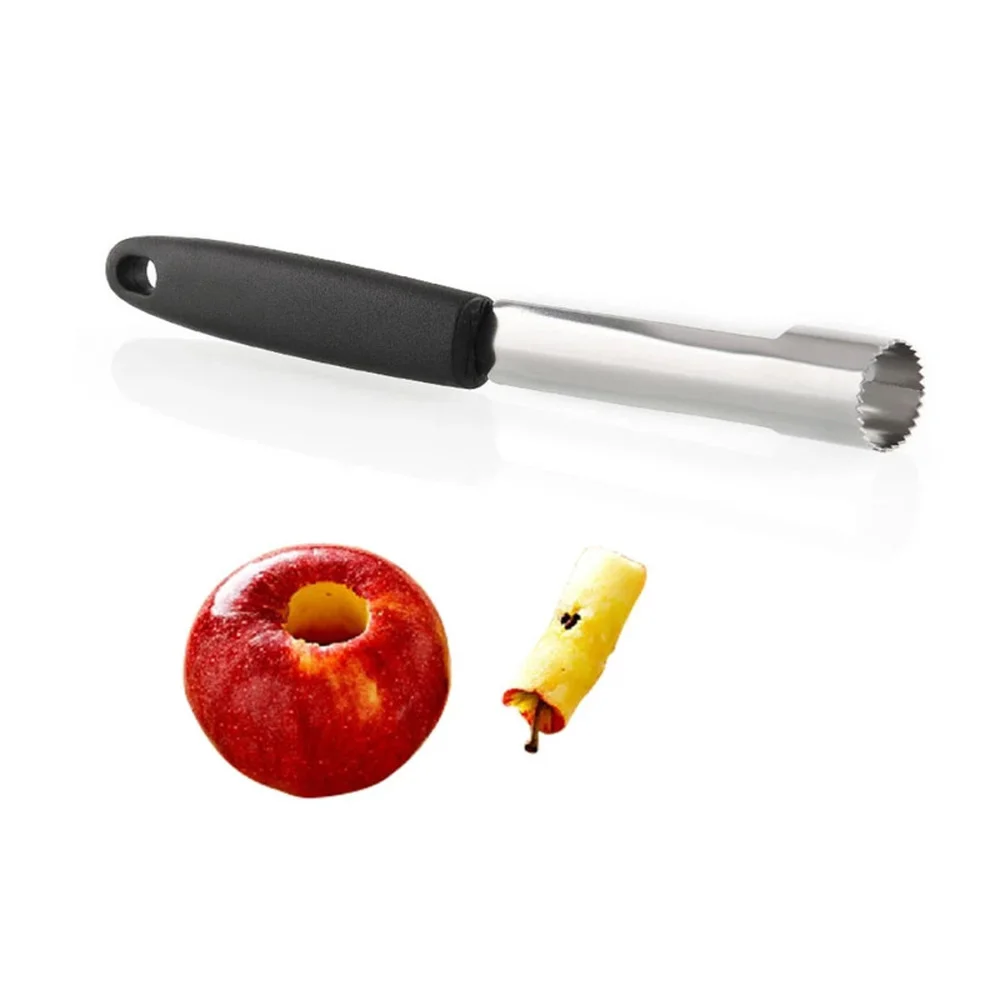 

Stainless Steel Apple Corer Fruit Seed Core Remover Easy Core Cutter Pear Fruit Vegetable Slicer Knife Kitchen Safety Gadgets
