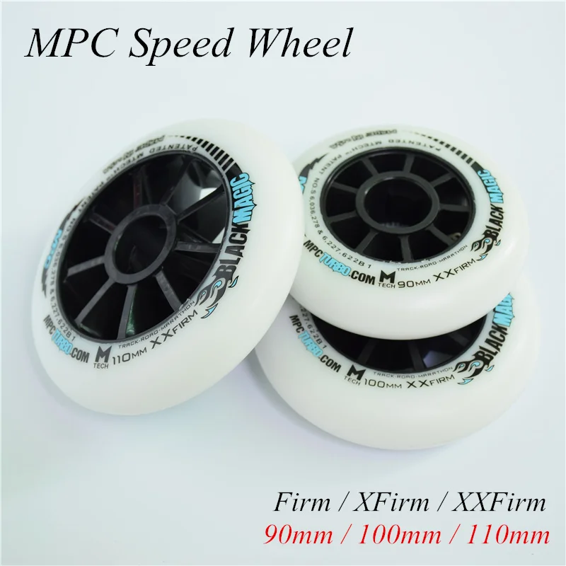 Роликовые коньки с колесами MPC синие красные черные волшебные 90 100 мм скоростные