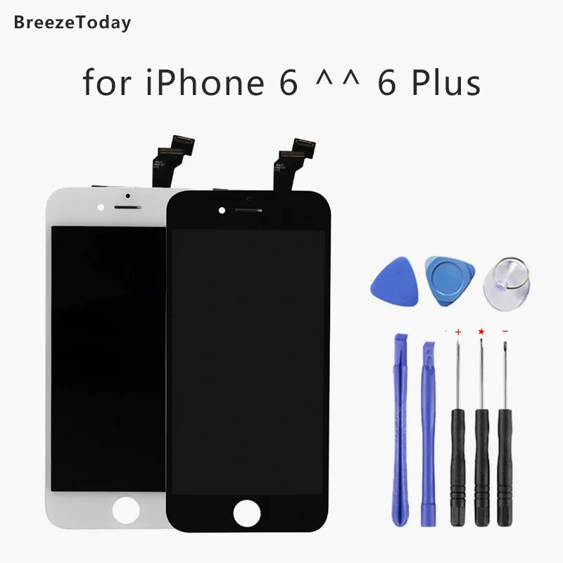 ЖК экраны Мобильный телефон экран для iPhone 6 дисплей Plus плюс Замена|Экраны
