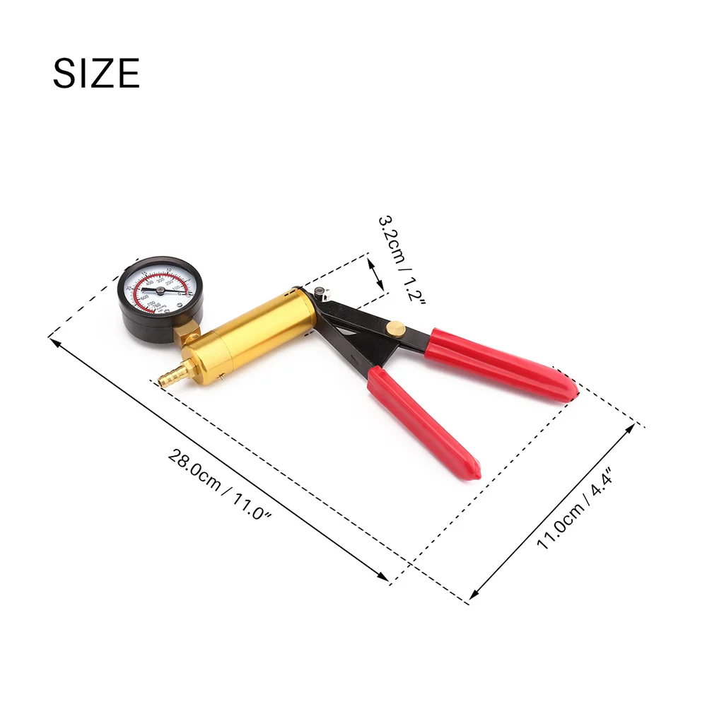 

Hand Held Vacuum Pressure Pump Tester Tool Durable Brake Fluid Bleeder Bleeding Kit For Car Motorbike Moped Motor Bike