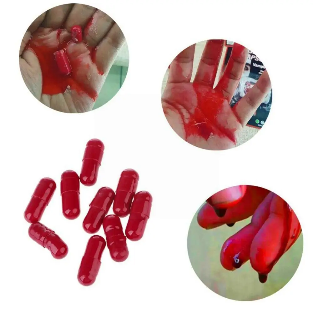 

Halloween Vomiting Blood Pill Trick Toy Trick Toy Trick Pill Props Toy Toy Blood Toy Trick Creative Funny I4I5