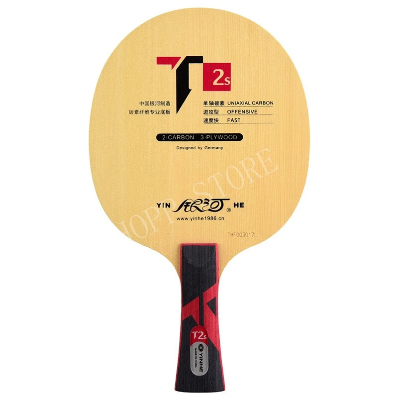 

Genuine Yinhe Galaxy T-2S Table Tennis Blade (T2s,3wood + 2 carbokev) Ping Pong Racket Base Raquete De Ping Pong