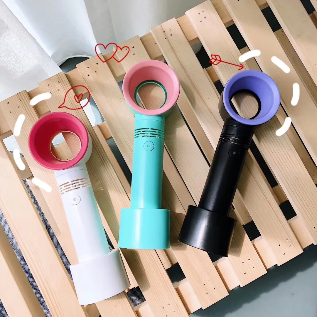 

Z30 Mini Portable Creative Handheld USB Household Leafless / Student Fan Mobile Phone Holder With New 4th Generation Fan