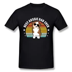 Лучший Aussie папа австралийской овчарки собачьи лапы щенка породы щенок кость для домашних животных собак Футболка дизайн футболка человек женщина