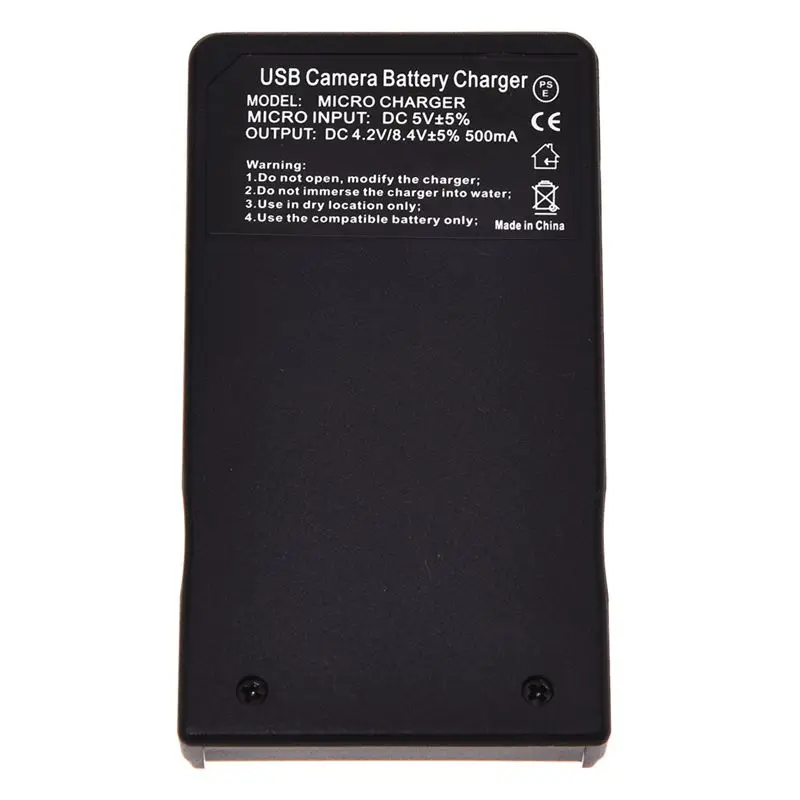 Зарядное устройство USB для Panasonic CGA S006e Lumix DMC FZ8 FZ18 FZ30 FZ35 FZ50 UK|Зарядные устройства| |