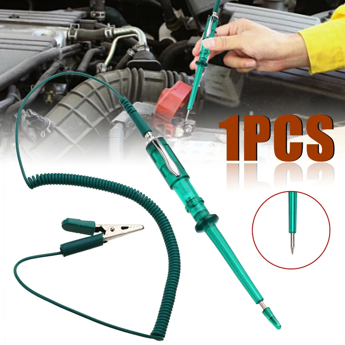 

Voltage Pencil Circuit Car Green Professional Universal 1pcs 6-12V-24V