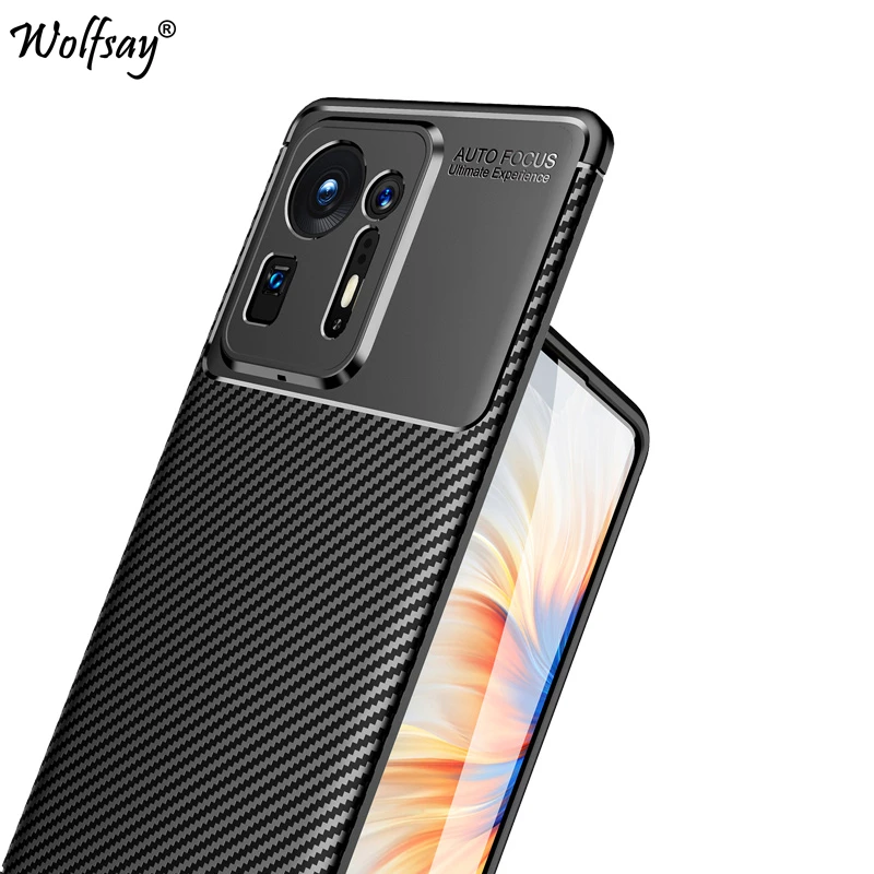 

Чехол-бампер для Xiaomi Mi Mix 4 противоударный силиконовый чехол из углеродного волокна для Xiaomi Mi Mix 4 чехол для Xiaomi Mi Mix 4 Mi Mix4