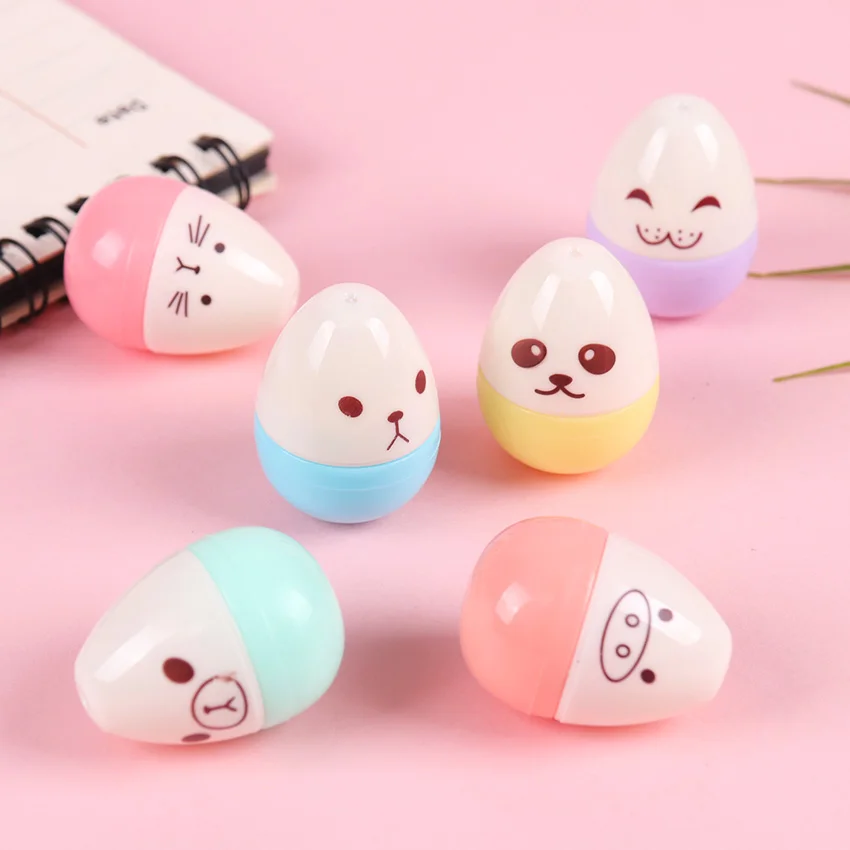 Милая Мини улыбающаяся Яичница маркер Kawaii Дети студенческий офис граффити ручка DIY маркер флуоресцентный ручка 6 шт