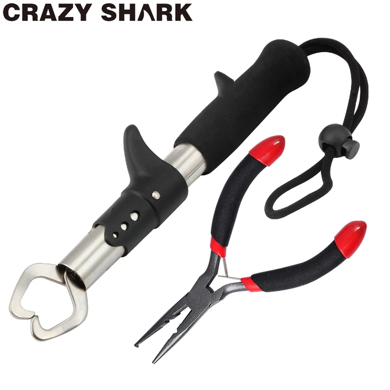 Рыболовные плоскогубцы Crazy Shark из нержавеющей стали набор захватов рыболовные