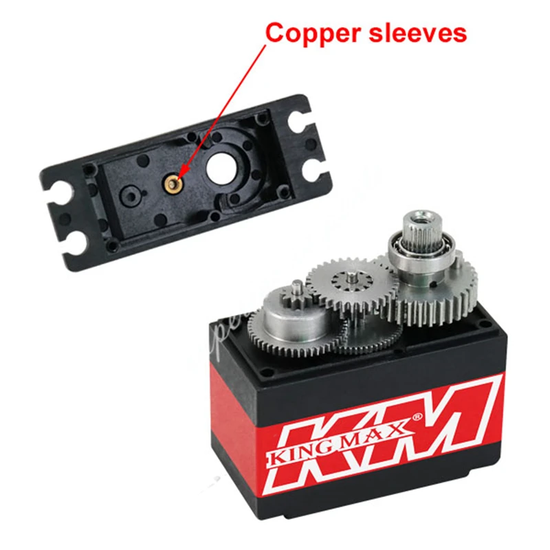 Kingmax KM5521MDHV 59 г 24кг. См высокая точность крутящего момента сервопривода цифрового