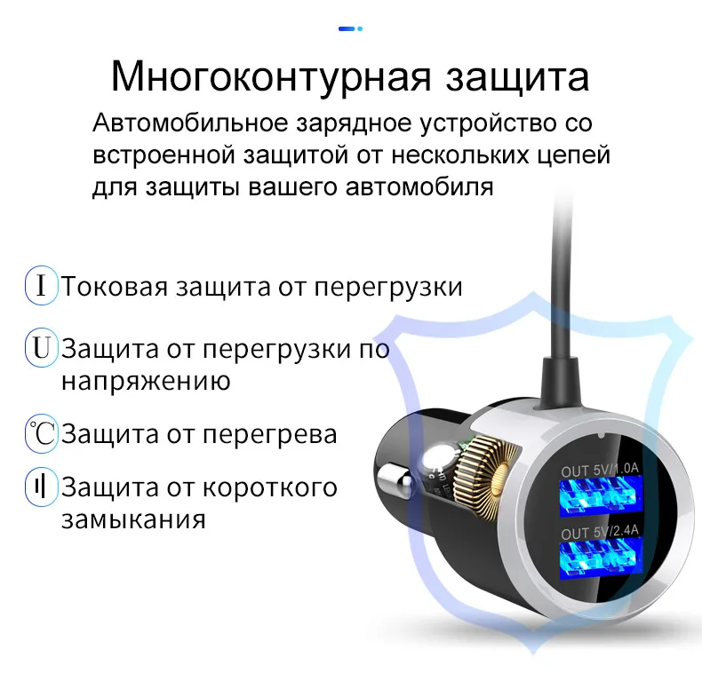 Fm-передатчик Bluetooth Автомобильный MP3-плеер fm-модулятор автомобильный беспроводной радио адаптер с громкой связью двойной USB быстрое зарядное устройство