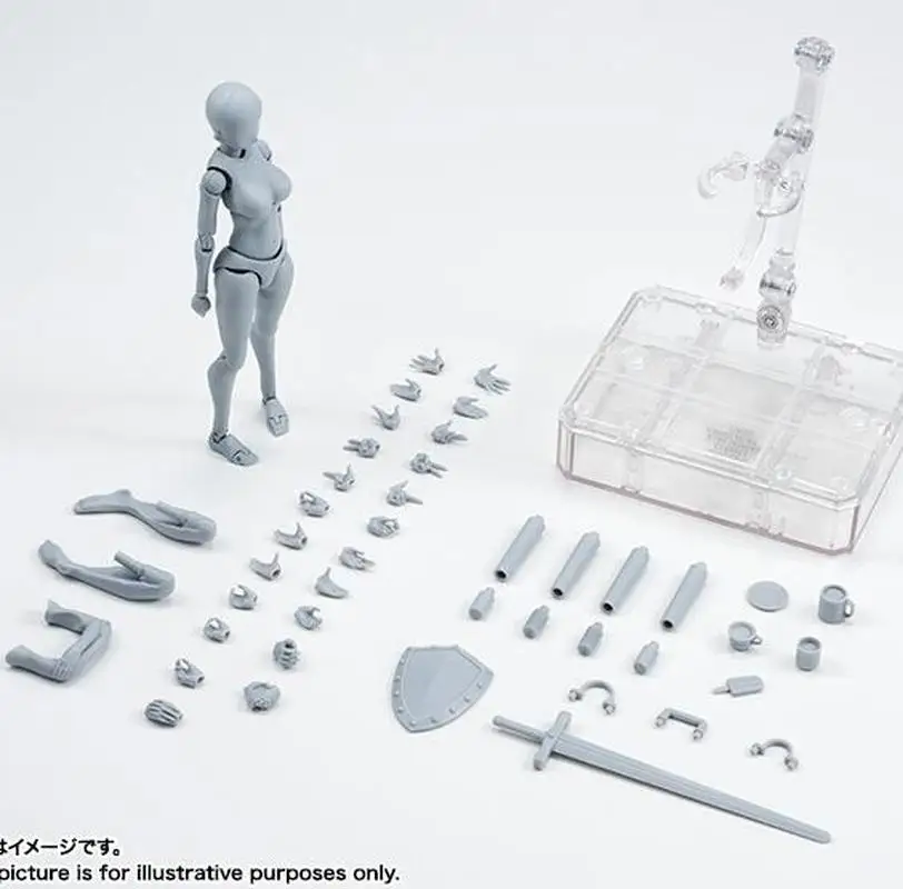 Аниме Archetype He She Ferrite Figma подвижные тела Feminino Kun Body Chan ПВХ фигурка модель игрушки