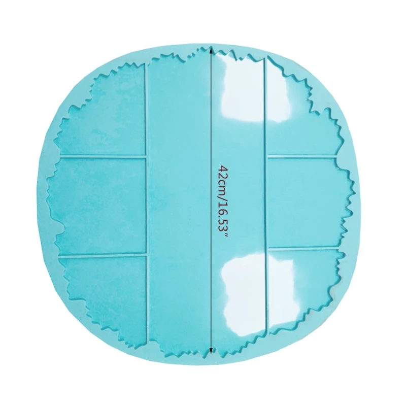 

Coaster Tray Epoxy Resin Mold Cup Mat Pad Silicone Mould DIY Crafts Decorations Ornaments Casting Tools