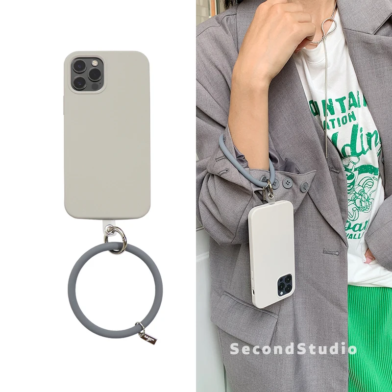 Чехол для телефона с кольцом-браслетом INS iPhone 13 12 11 Pro Max X XR XS 7 8 Plus чехол из жидкого