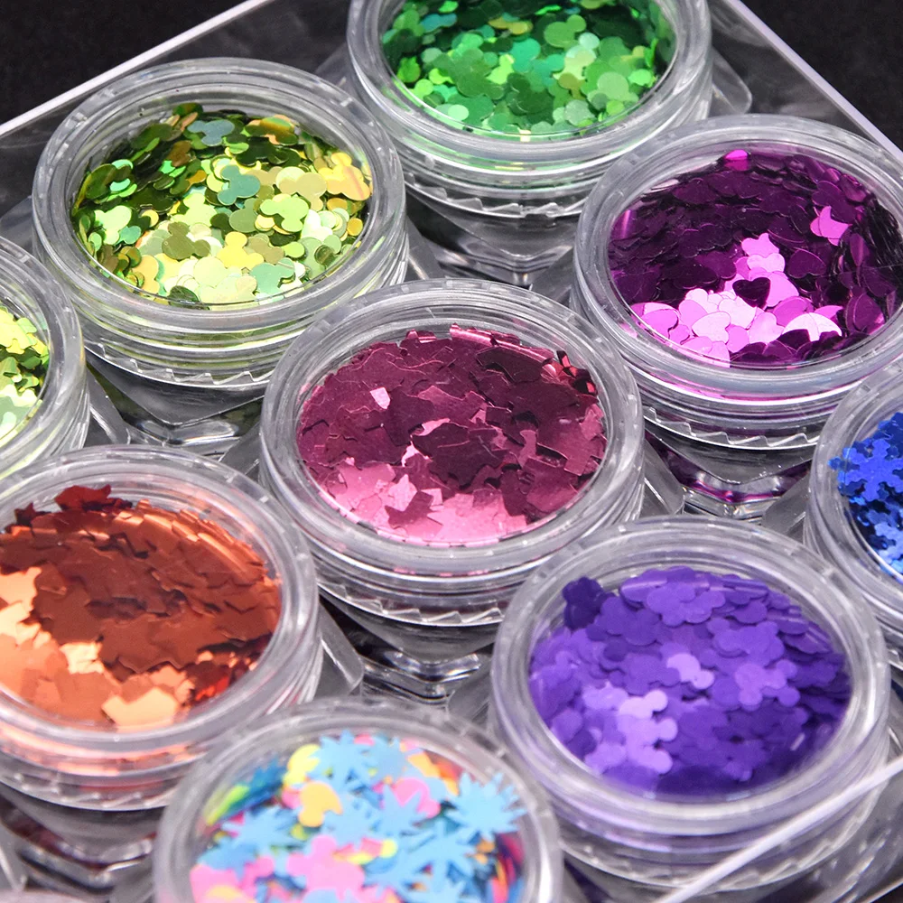 Блестящие блестящие экологически чистые объемные ремесленные разные новые