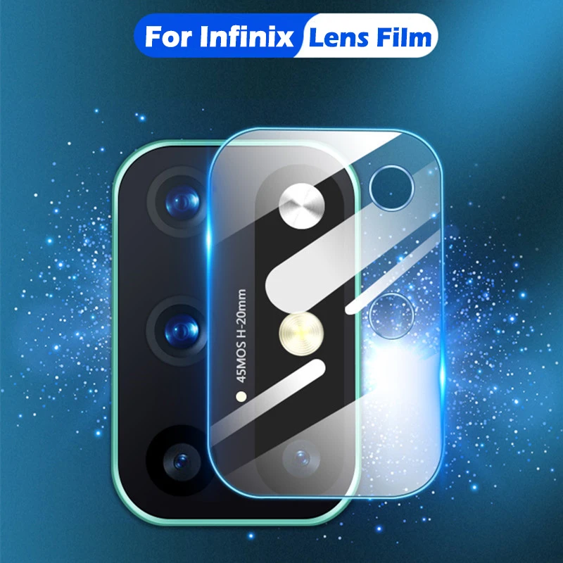 

Защитная пленка для объектива камеры Infinix Zero 8 8i, закаленное стекло, Защита экрана для Infinix Hot 7 8 9 10 Pro Play Note 7 Lite