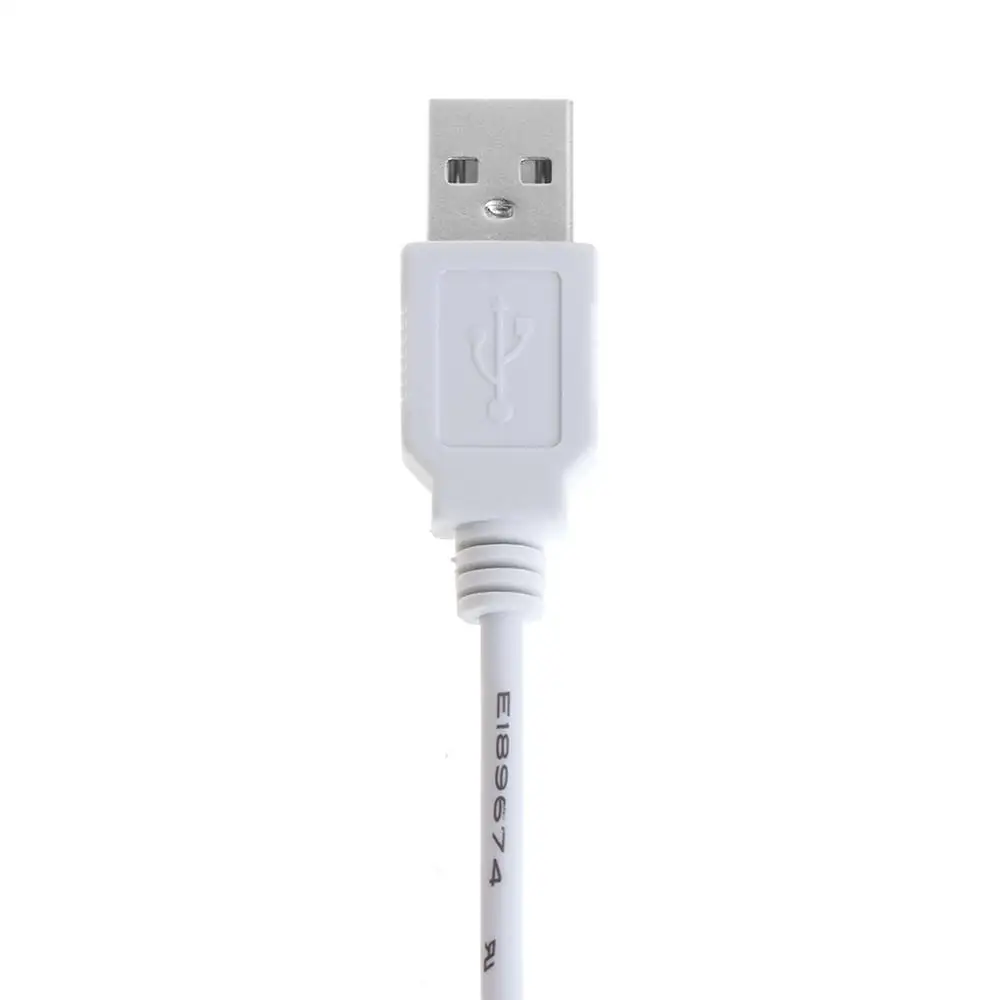 Новый удлинитель USB кабеля 28 см 2 0 A штекер-гнездо белый кабель с кабелем