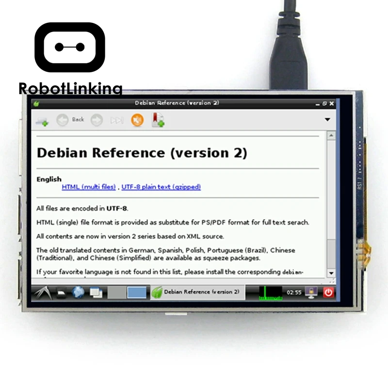 Модуль дисплея Raspberry Pi 3 5 дюйма сенсорный ЖК-экран pi 2 также поддерживает |