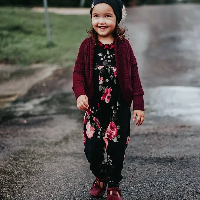 Focusnorm От 1 до 6 лет Новая повседневная мягкая одежда для малышей Одежда девочек