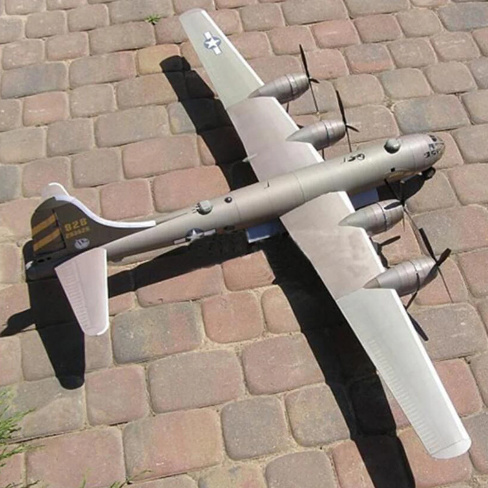 

3D бумажная модель для самостоятельной сборки в масштабе 1:48, украшение для игрушек, B-29 бумажный игрушечный самолет ручной работы