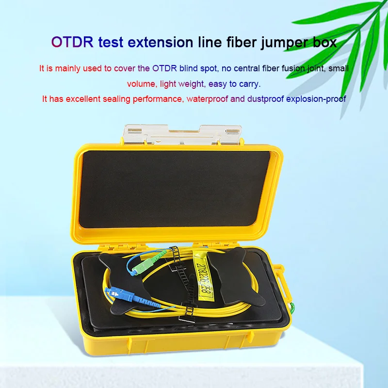 OUTEST SC-UPC/SC-APC OTDR Dead Zone Eliminator 1 км SM 1310/1550nm оптоволоконные кольца оптическое волокно