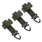 123 шт. уличный брелок для тактического снаряжения, держатель для снаряжения, Ранняя мягкая сумка для EDC, тесьма для перчаток, веревочный держатель, военный крючок Molle