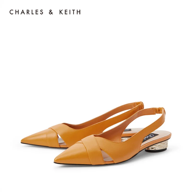 CHARLES＆KEITHNew Arrival for Spring Summer 2020SL1 71720036 Women sandals pointed toe Sandles &quotMules"|Боссоножки и