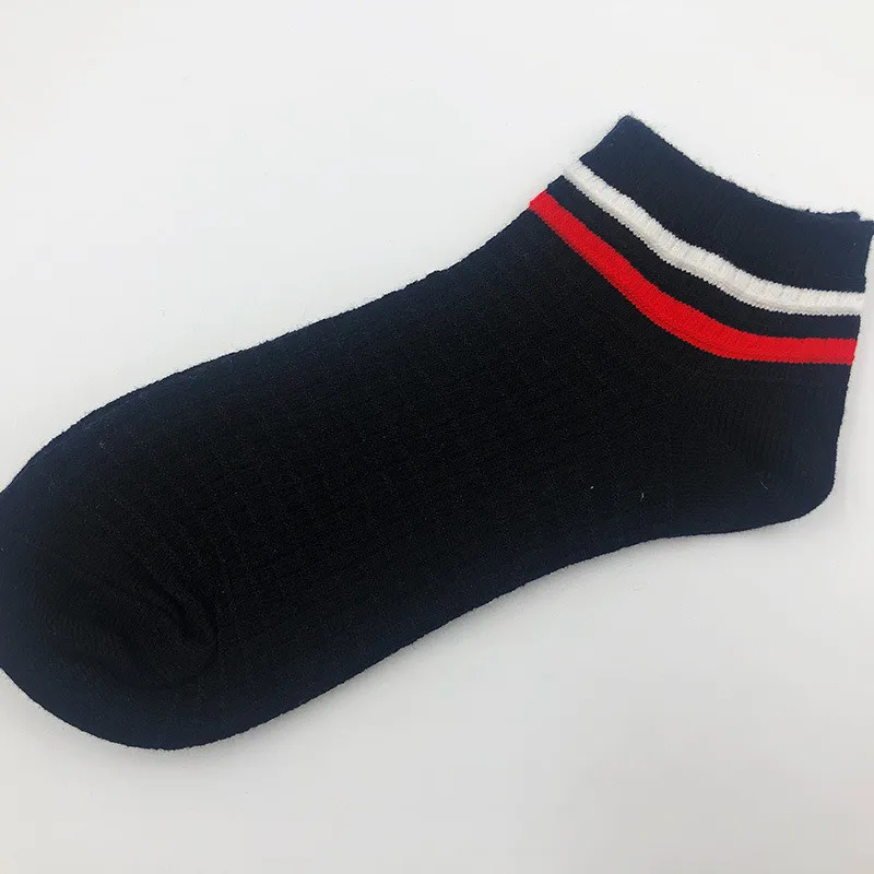 

Men socks solid striped cotton ankle sock spring summer casual male funny sock meias calcetines gifts for men hot male