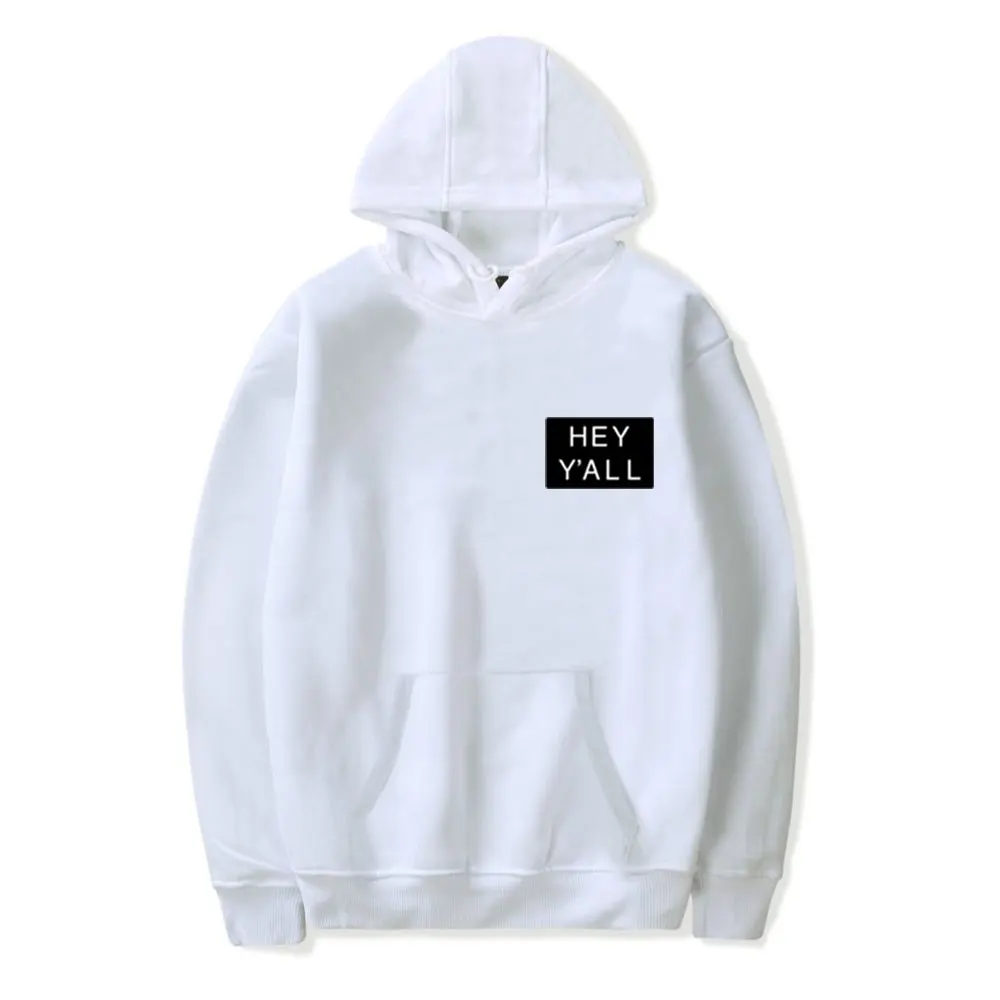 

Addison Rae Hey Y'all Cream New Print Hoodies Women/Men Fashion Long Sleeve Hooded Sweatshirt Casual Trendy Clothes