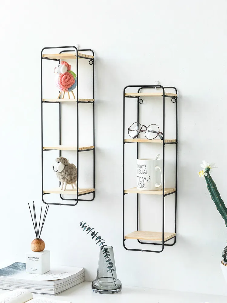 Креативная настенная подвесная полка в скандинавском стиле декоративная для